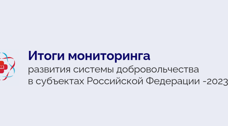 Итоги проведения ежегодного мониторинга развития системы добровольчества в субъектах Российской Федерации